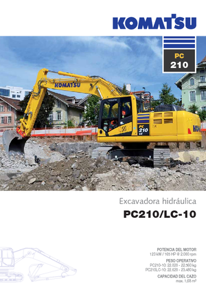 Гусеничні екскаватори Komatsu PC210-10