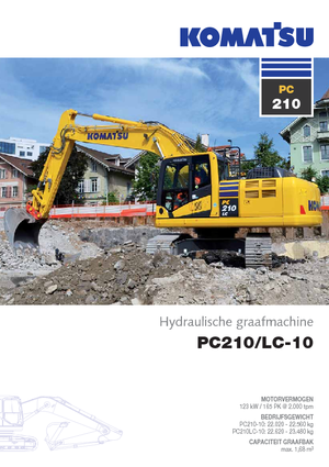 Гусеничні екскаватори Komatsu PC210-10