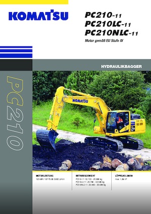 Гусеничні екскаватори Komatsu PC210LC-11E0