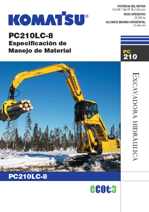 Гусеничні екскаватори Komatsu PC210LC-8