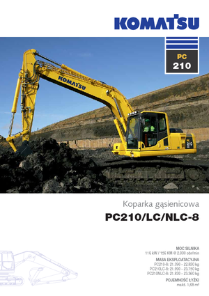 Гусеничні екскаватори Komatsu PC210LC-8