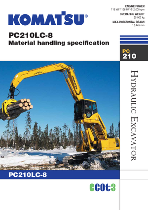 Гусеничні екскаватори Komatsu PC210LC-8