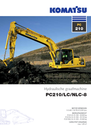 Гусеничні екскаватори Komatsu PC210LC-8