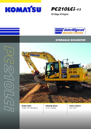 Гусеничні екскаватори Komatsu PC210LCi-11E0