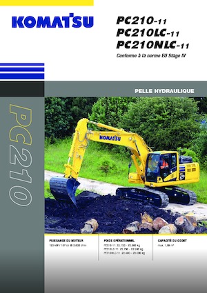 Гусеничні екскаватори Komatsu PC210NLC-11E0