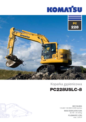 Гусеничні екскаватори Komatsu PC228US-LC-8