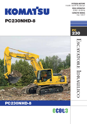 Гусеничні екскаватори Komatsu PC230NHD-8