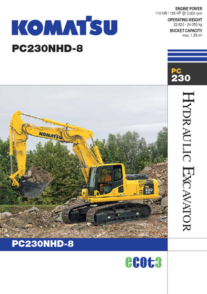 Гусеничні екскаватори Komatsu PC230NHD-8