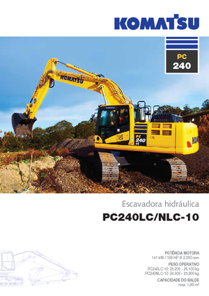 Гусеничні екскаватори Komatsu PC240LC-10
