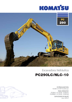 Гусеничні екскаватори Komatsu PC290LC-10