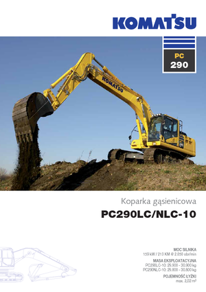 Гусеничні екскаватори Komatsu PC290LC-10