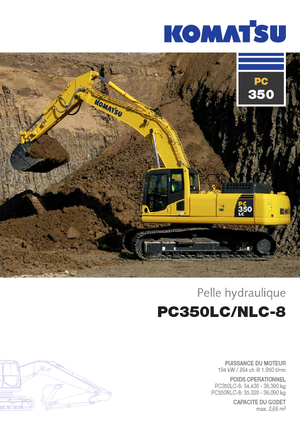 Гусеничні екскаватори Komatsu PC350HRD-8
