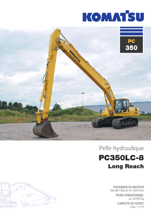 Гусеничні екскаватори Komatsu PC350NLC-8