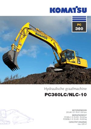 Гусеничні екскаватори Komatsu PC360LC-10