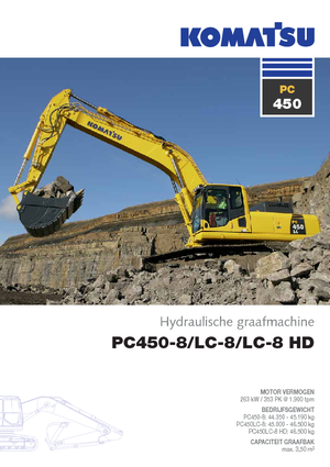 Гусеничні екскаватори Komatsu PC450LC-8