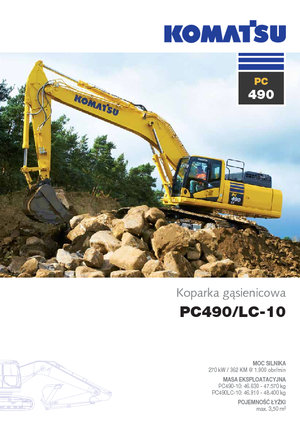 Гусеничні екскаватори Komatsu PC490LC-10