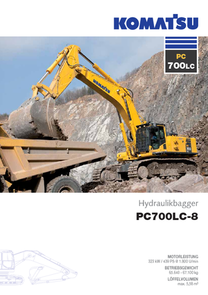 Гусеничні екскаватори Komatsu PC700LC-8