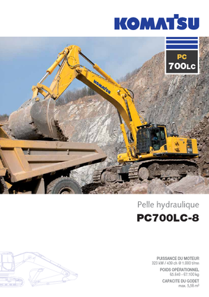 Гусеничні екскаватори Komatsu PC700LC-8