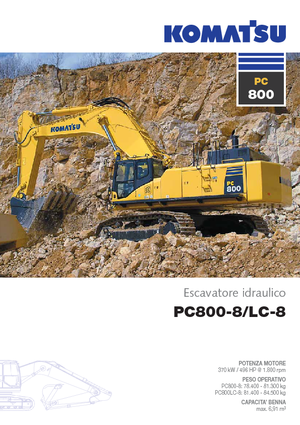Гусеничні екскаватори Komatsu PC800-8 E0