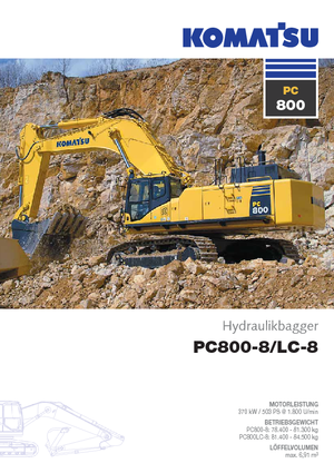 Гусеничні екскаватори Komatsu PC800-8 E0
