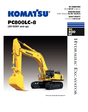 Гусеничні екскаватори Komatsu PC800-8 E0