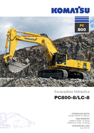 Гусеничні екскаватори Komatsu PC800LC-8 E0