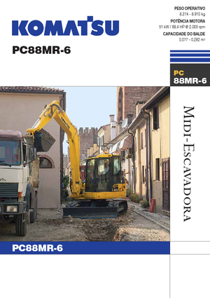 Гусеничні екскаватори Komatsu PC88MR-6