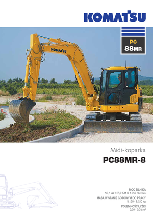 Гусеничні екскаватори Komatsu PC88MR-8