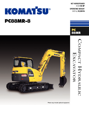 Гусеничні екскаватори Komatsu PC88MR-8