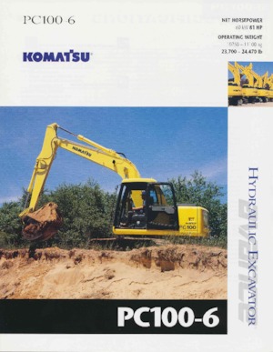 Гусеничні екскаватори Komatsu PC100-6