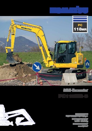 Гусеничні екскаватори Komatsu PC118MR-8