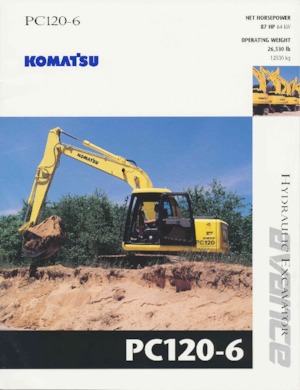 Гусеничні екскаватори Komatsu PC120-6