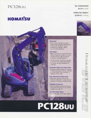 Гусеничні екскаватори Komatsu PC128UU
