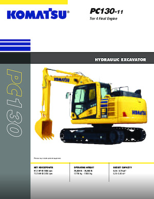 Гусеничні екскаватори Komatsu PC130-11