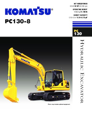 Гусеничні екскаватори Komatsu PC130-8
