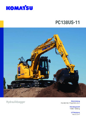 Гусеничні екскаватори Komatsu PC138US-11E0