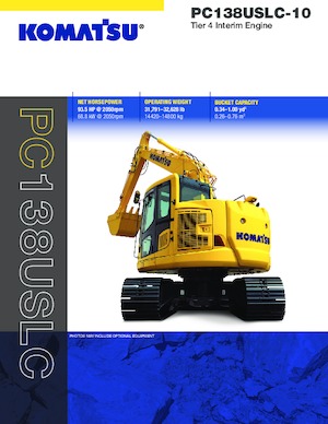 Гусеничні екскаватори Komatsu PC138USLC-10