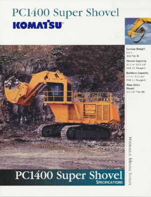 Гусеничні екскаватори Komatsu PC8000