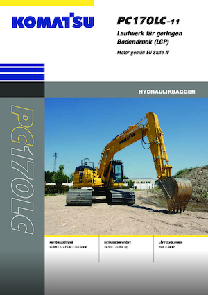 Гусеничні екскаватори Komatsu PC170LC-11 LGP