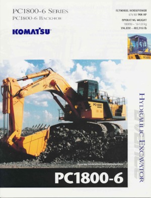 Гусеничні екскаватори Komatsu PC1800-6