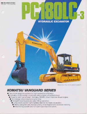 Гусеничні екскаватори Komatsu PC180LC-3