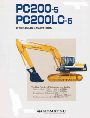Гусеничні екскаватори Komatsu PC200-5
