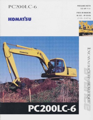 Гусеничні екскаватори Komatsu PC200-6