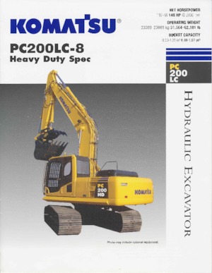 Гусеничні екскаватори Komatsu PC200-8