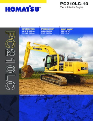 Гусеничні екскаватори Komatsu PC210LC-10