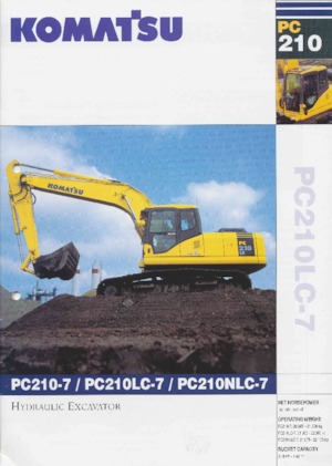 Гусеничні екскаватори Komatsu PC210NLC-7