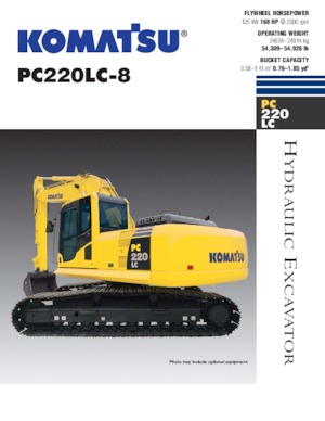 Гусеничні екскаватори Komatsu PC220-8