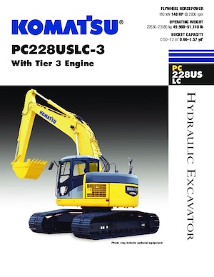 Гусеничні екскаватори Komatsu PC228US-LC-3