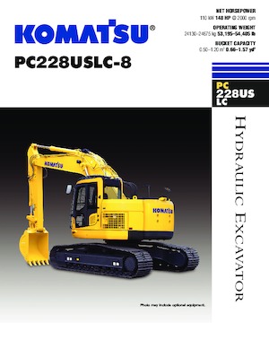 Гусеничні екскаватори Komatsu PC228US-LC-8