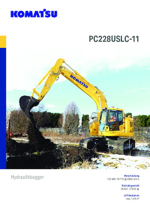 Гусеничні екскаватори Komatsu PC228USLC-11E0